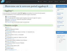 Tablet Screenshot of eggdrop.fr